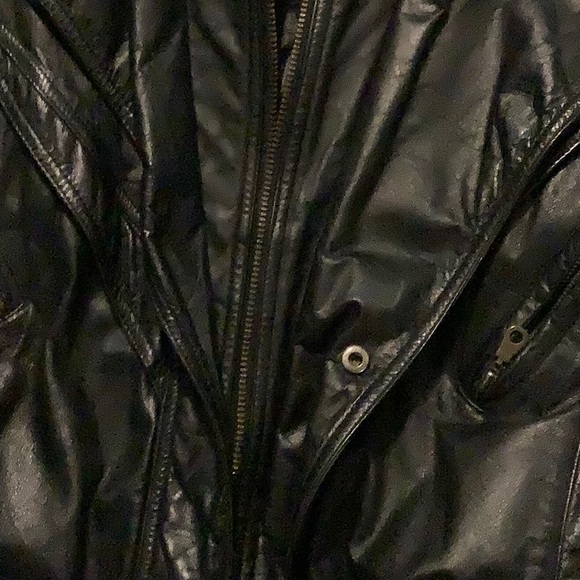 Mens Black Leather Jacket - Picture 6 of 10